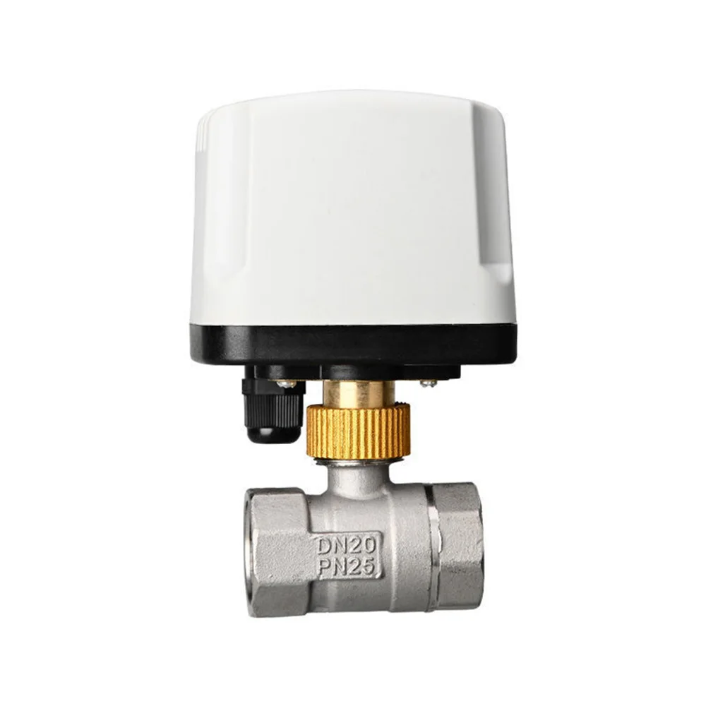 Imagem -04 - Motorizado Válvula Electric Ball Valve Grande Torque 3-wire Controle 220v 12v 24v Aço Inoxidável