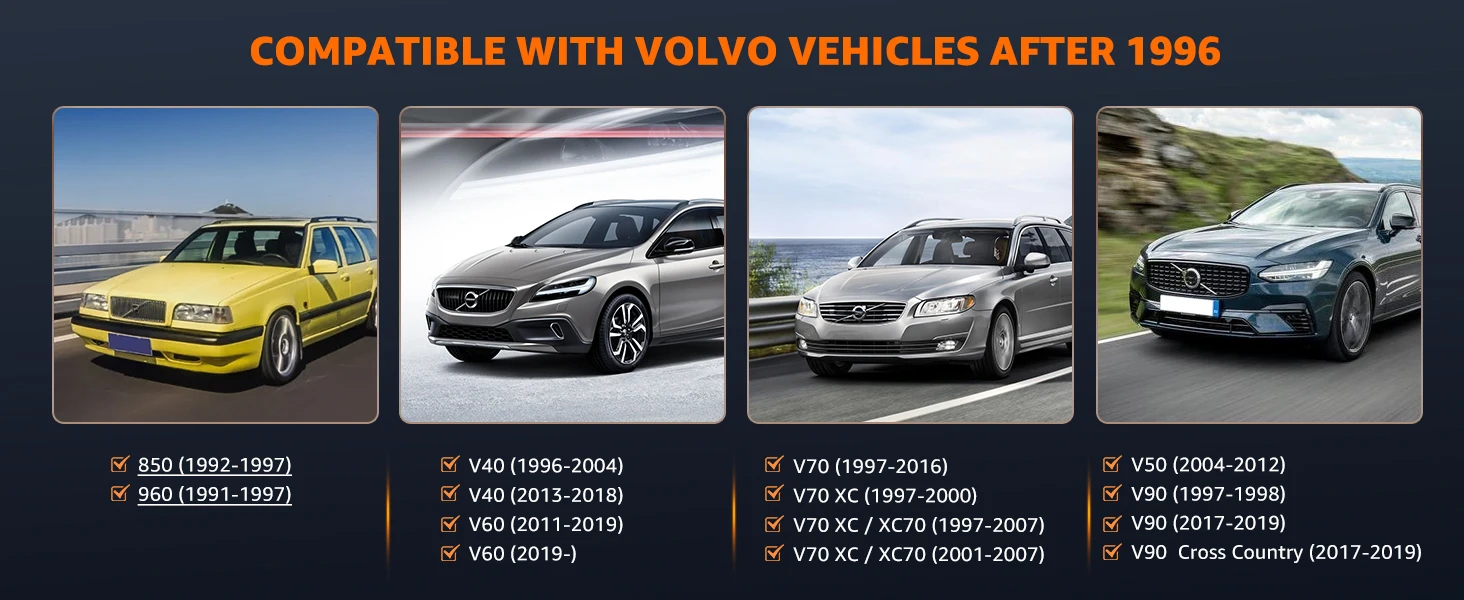 ANCEL VOD700 All System OBD2-Scanner für Volvo Car Code Reader Full Reset Service Lifetime Free Upgrade Diagnostic Scan Tool – Detail 8