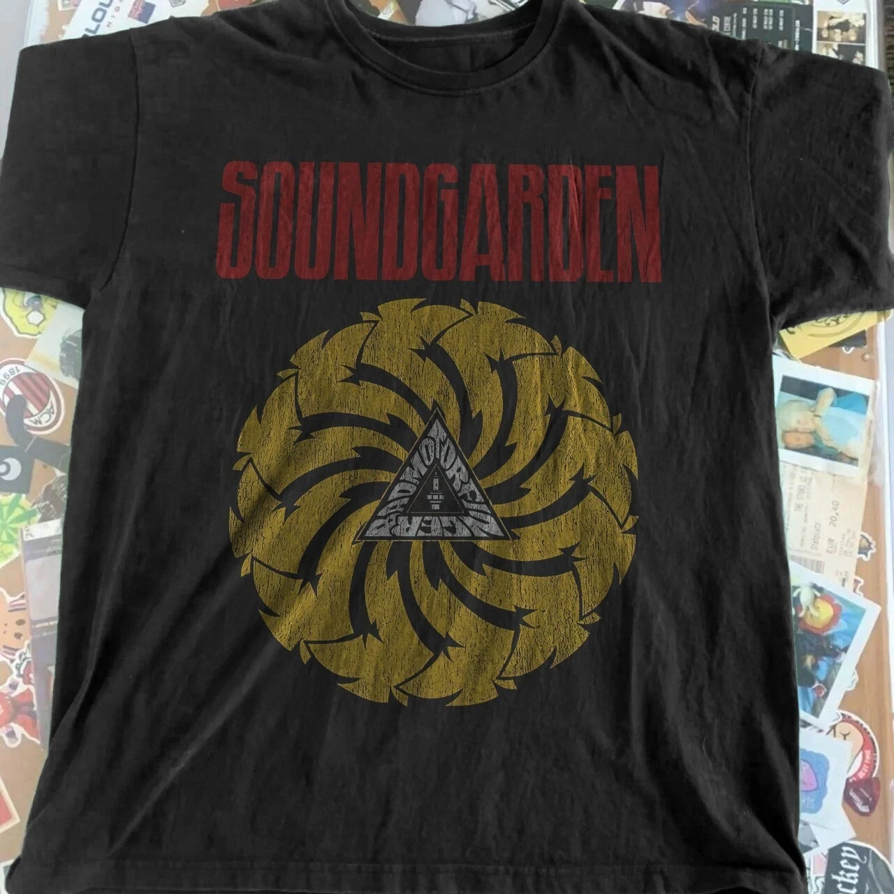 NOVO! Camiseta unissex de algodão preto da turnê do álbum Soundgarden, camiseta streetwear Harajuku para homens