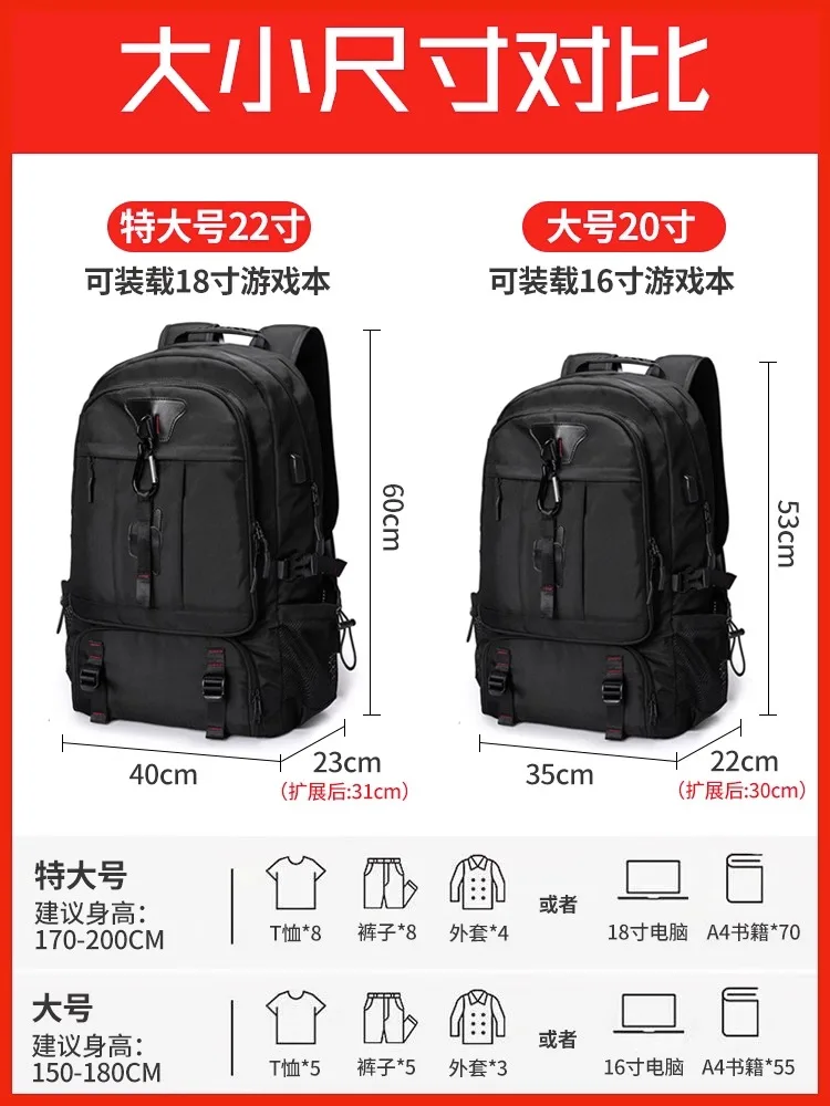 Outdoor travel bag imported from Germany, men's large capacity, boarding, business trip, travel luggage, backpack, computer back