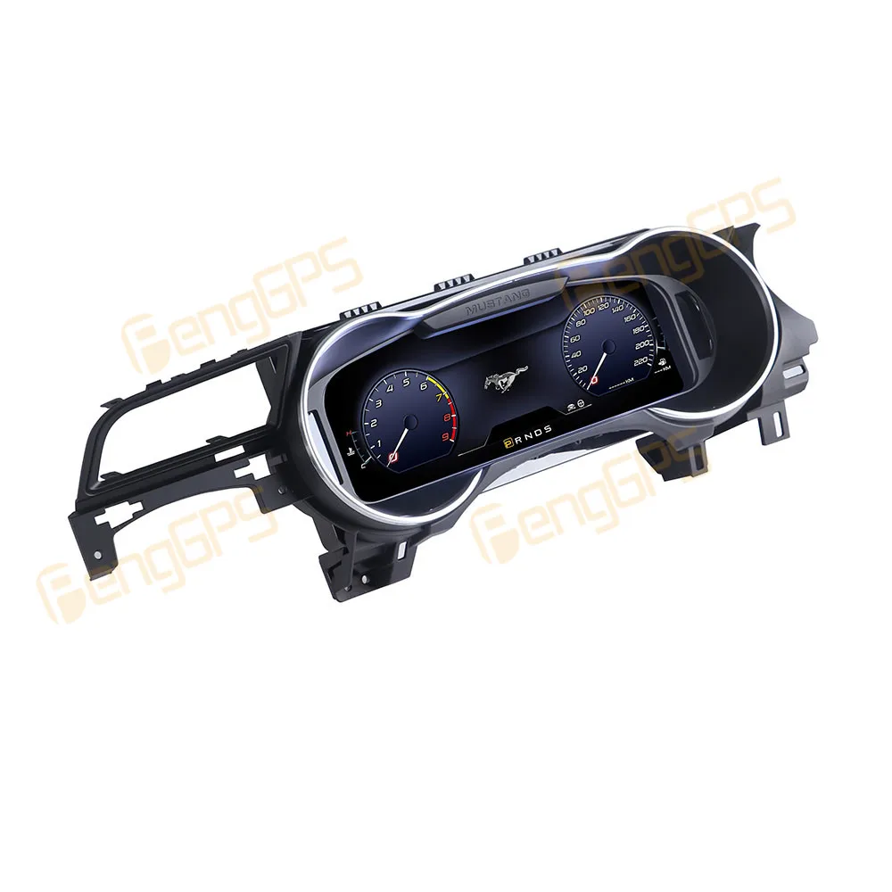 

US Stock LCD Dashboard For Ford Mustang 2015-2021 12.3 Inch Speedometer Digital Instrument Cluster Panel Cockpit Speed Screen