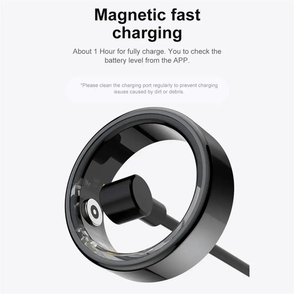 

Смарт-кольцо из титановой стали, многофункциональные спортивные режимы, мониторинг здоровья, фитнес-трекер, водонепроницаемое фитнес-кольцо IP68 и 3ATM