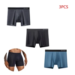 3-piece set Polyester fiber underwear Comfortable Ventilation Light Men's panties Men underpants Boxers man Male sexy Trunks