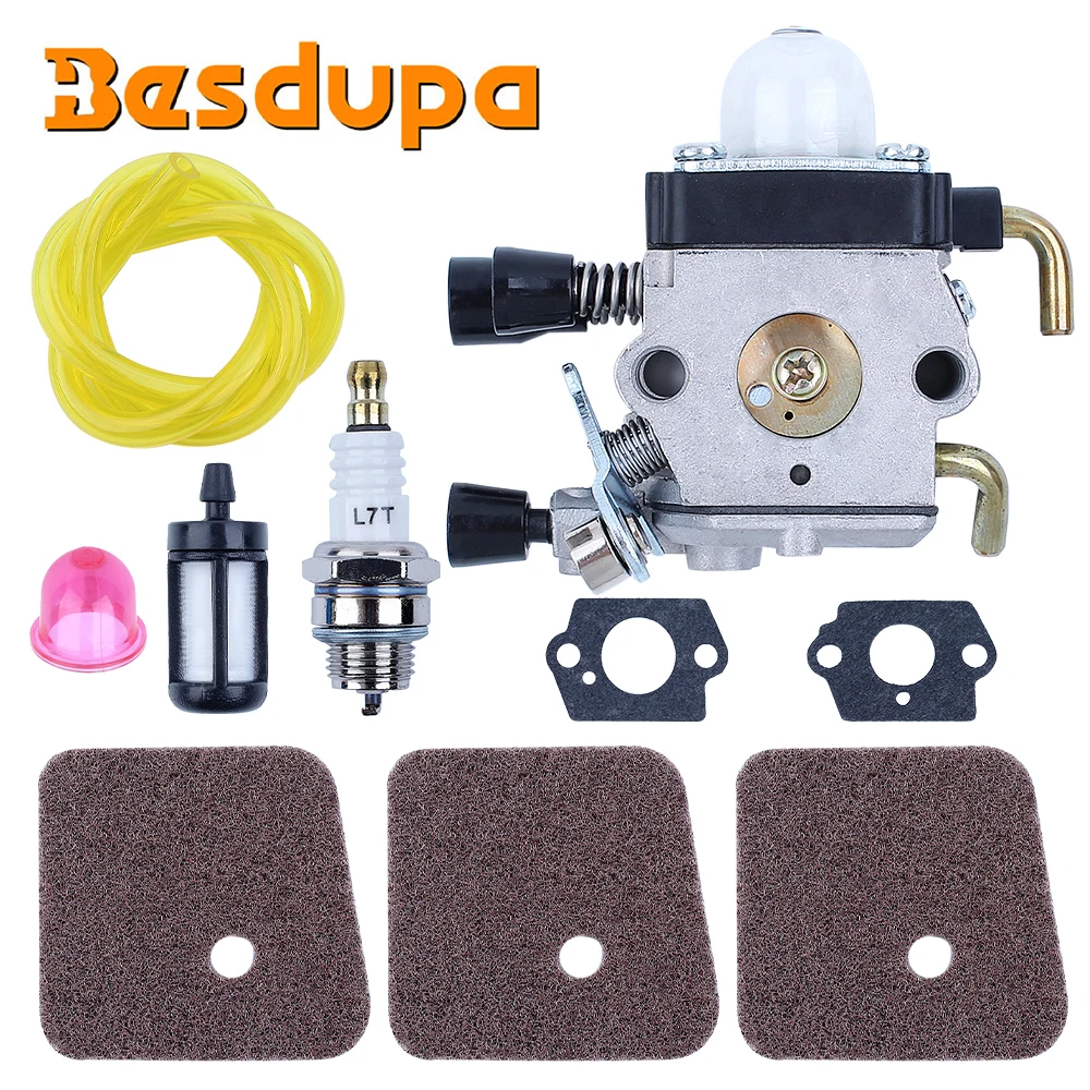 Carburetor Air Filter Kit for Stihl FS38 FS45 FS46 FS55 KM55 FS85 Zama C1Q-S157 For Trimmer Part