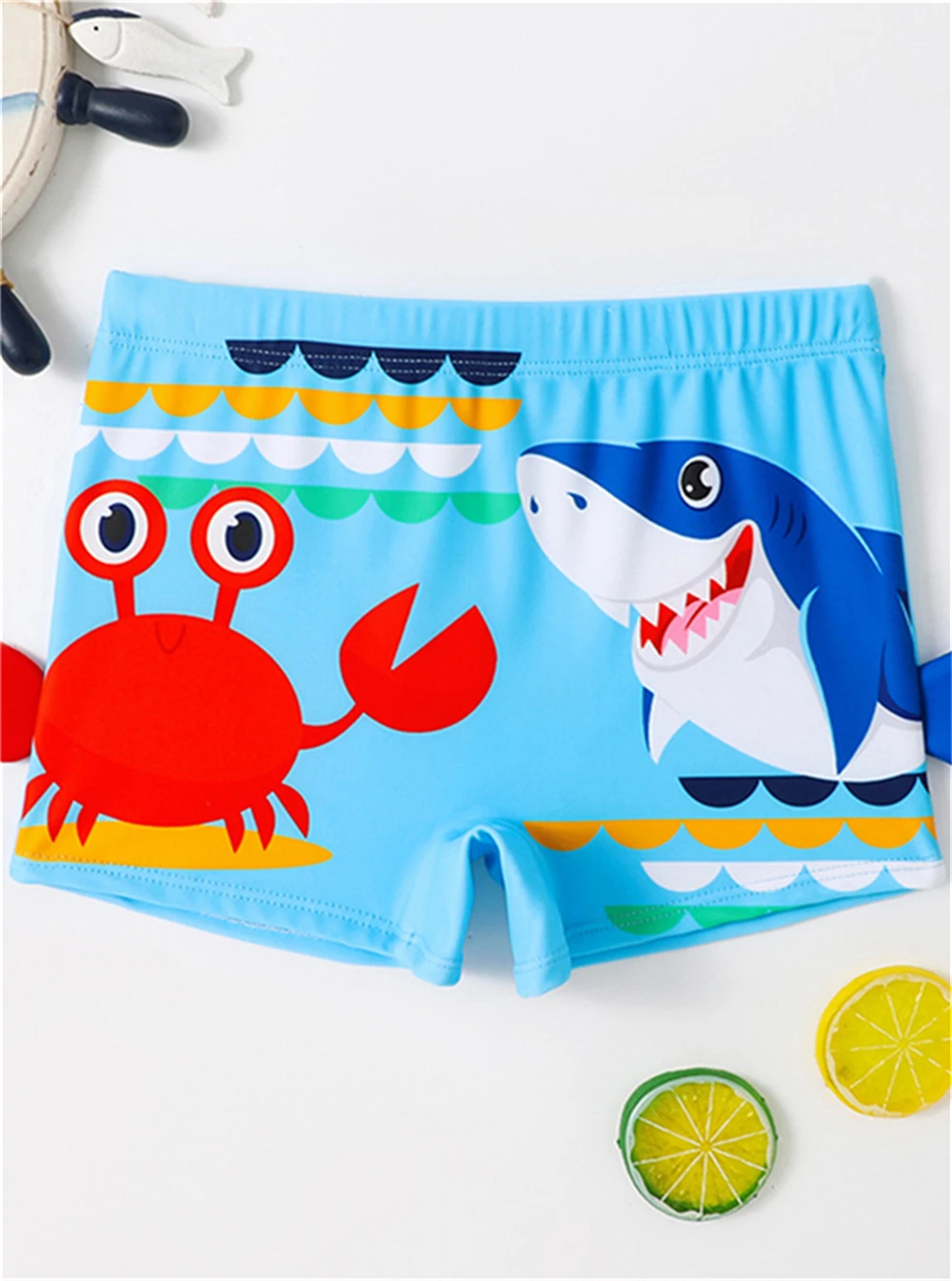 Children's Swimwear For Boys Swim Trunks Quick-dry Cartoon Print Kids Pool Beach Shorts Swimsuit for Kids Maillot De Bain Garcon