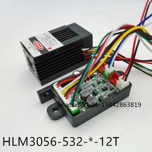 532Nm 150mw 12V 2mm beam of light diameter 40 * 40 * 62mm solid green light module, laser