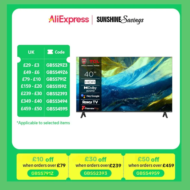 TCL, TV Roku de 40 polegadas, Full HD, HDR para uma experiência superior, Dolby Audio inserido, 40RS550K