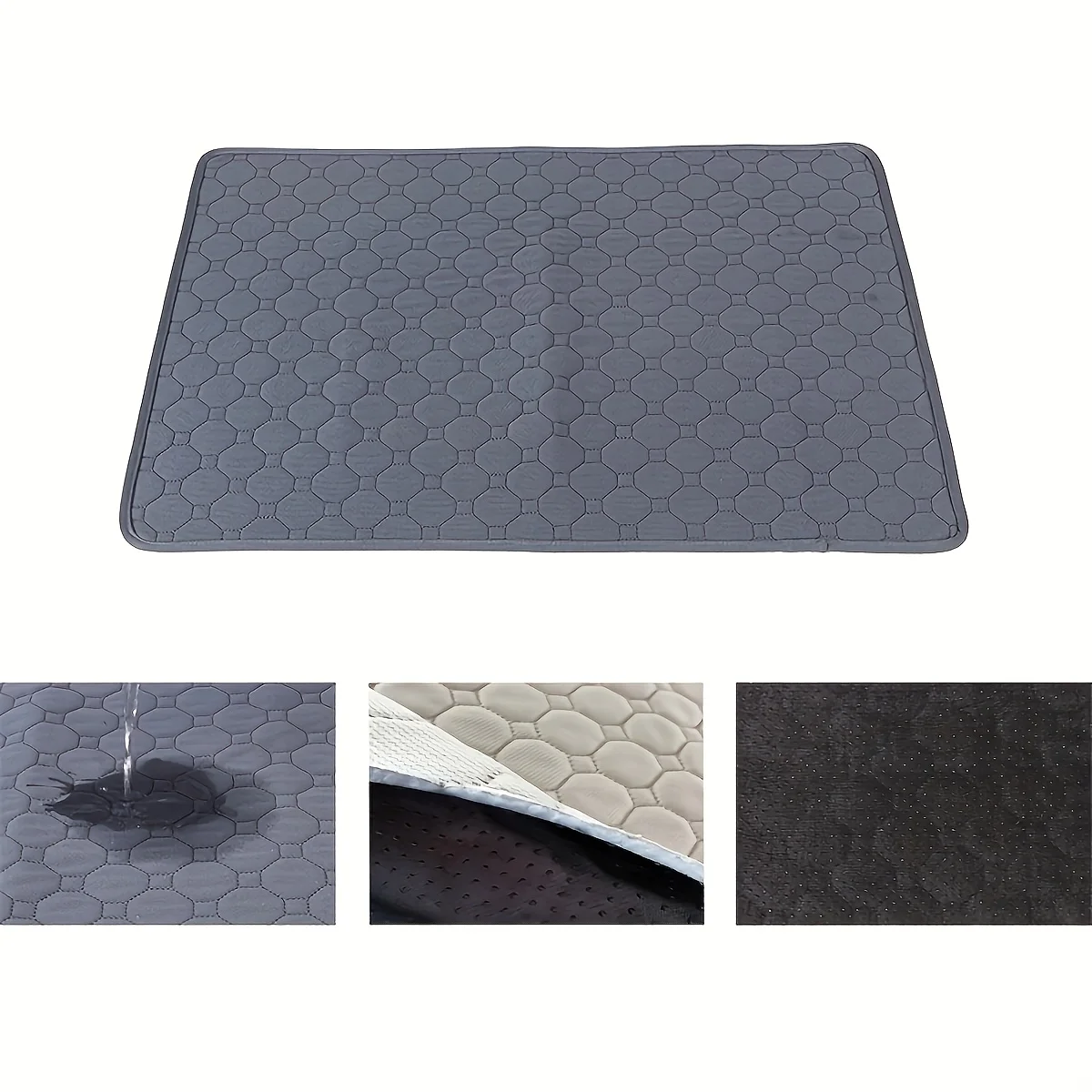 Dog Pee Pad Reusable Washable Dog Urine Mat Car Seat Floor Sofa Waterproof Absorbent Puppy Cat Training Diaper Mat Pet Supplies view 5