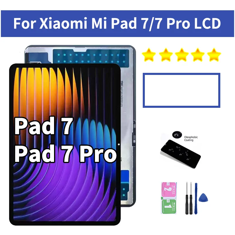 11.2“ New For Xiaomi Mi Pad 7/Mi Pad 7 Pro LCD Display Screen Touch Panel Digitizer Assembly 24091RPADG 2410CRP4CG Display