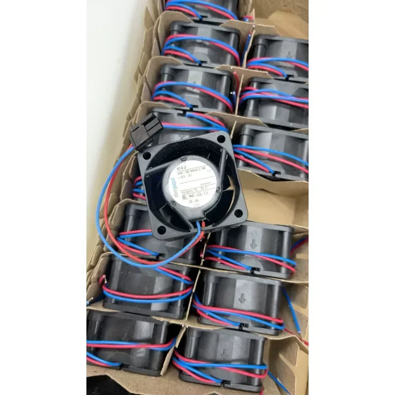 for EBMPAPST 414J Fan 24V DC Ultra Quiet Operation High Efficiency Cooling Blower for Industrial Equipment Ventilation System