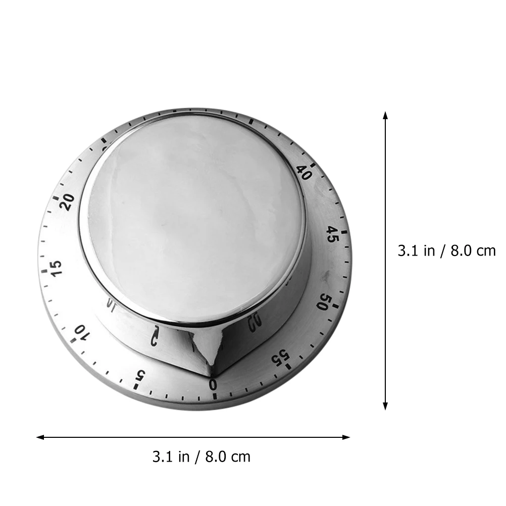 

Stainless Steel Alarm Manual Mechanical For Baking Eggs Pancakes Frying Reminder Device Tool Timers For Cooking Kitchen Cooking