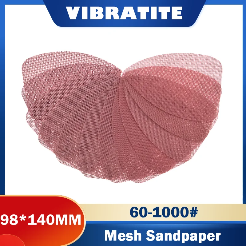 

98*140 мм сетчатый набор абразивной наждачной бумаги, 12 шт., различная зернистость 60-1000, крючок и петля, произвольная орбитальная шлифовальная машина для автомобиля, деревообработки