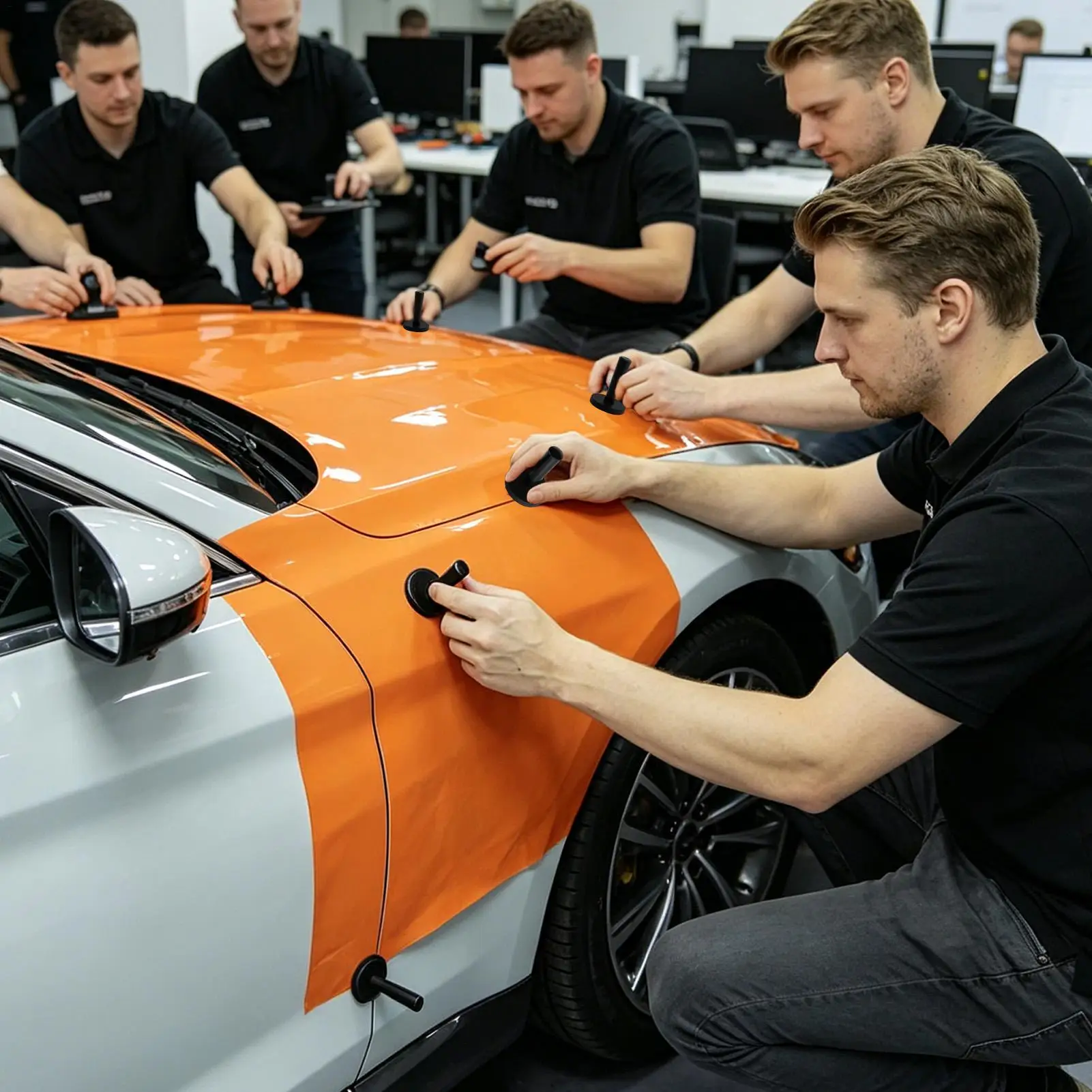 

Vehicle Wrap Magnets Ergonomic Wrapping Tools Vehicle Wrap Gripper Magnet Holder For RV Sedan Pickup Van Trailer Window Tinting