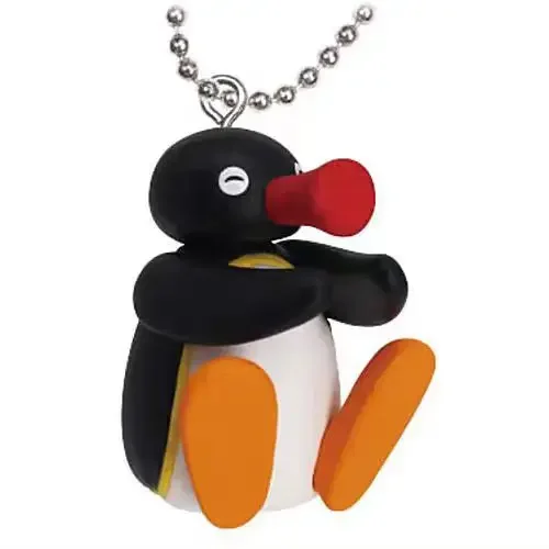 Authentic Action Figure Q-version Penguin Skiing Little Sea Lion Pendant Model