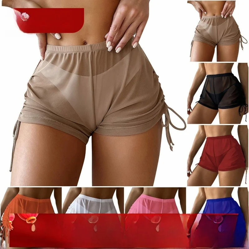 Seksowne Przezroczyste Majtki Stringi Damskie Spodnie Termoaktywne Obcisłe Szybkoschnące Wygodne Wiosna Lato Jesień