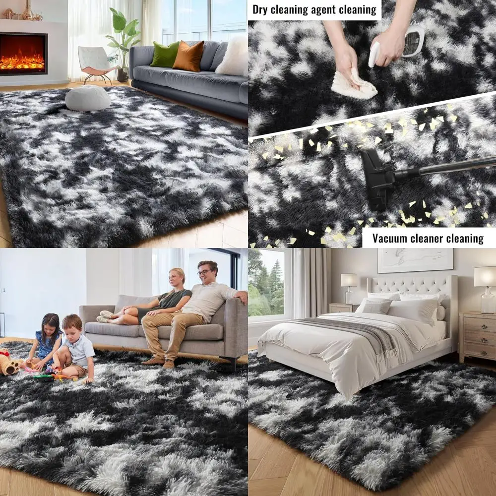 

Роскошные ковры с длинным ворсом для гостиных, игровых комнат и спален — мягкие, плюшевые и стильные