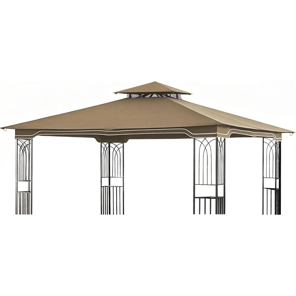 Replacement Gazebo Canopy for 10 x 12 Regency II Patio Gazebo Model L-GZ798PST,L-GZ798PST-E,A111014400,A101004104,A101004105 (K