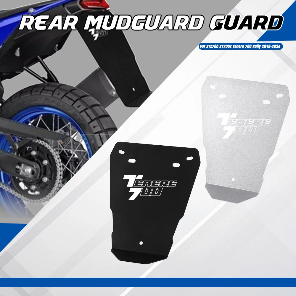

Motorcycle License Plate Rear Fender Splash Guard Number Holder Mount For Yamaha XTZ700 XT700Z Tenere 700 Rally 2019-2024 2025