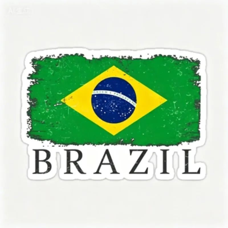 Customizable PVC Vinyl Car Stickers Decals for Truck Race Car Laptop Brazil Rio De Janeiro Vinyl Auto Sticker