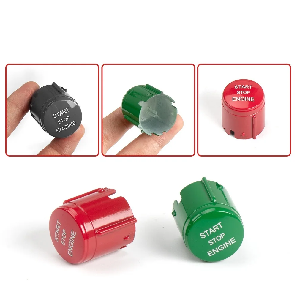 

2010-2015 накладка стартера автомобиля для Land Rover Freelander 2, крышка кнопки START двигателя автомобиля, наклейки на переключатель, украшение автомобиля