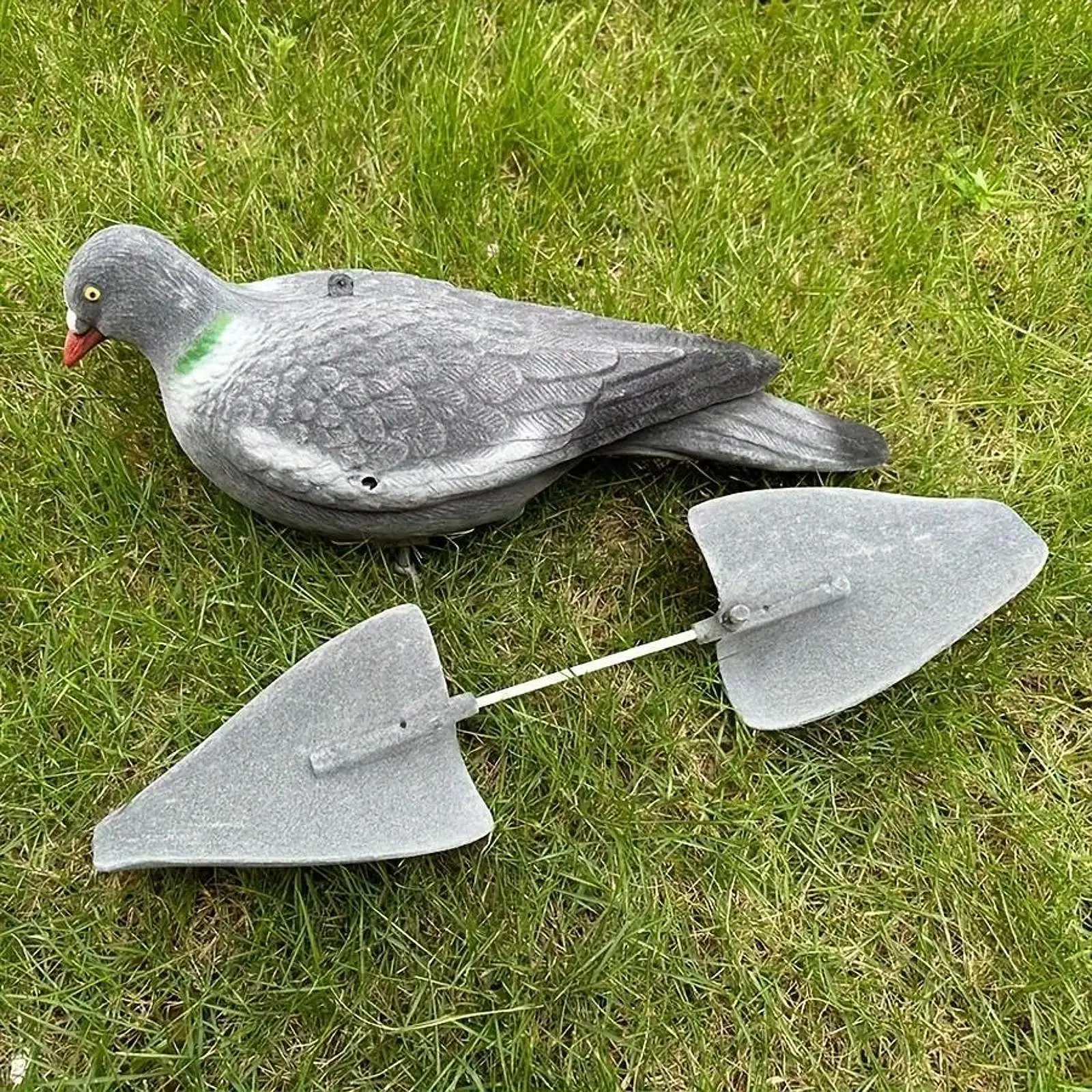 

Artificial Pigeon Model Rotating Wing Dove Decoy for Home Indoor Crafts