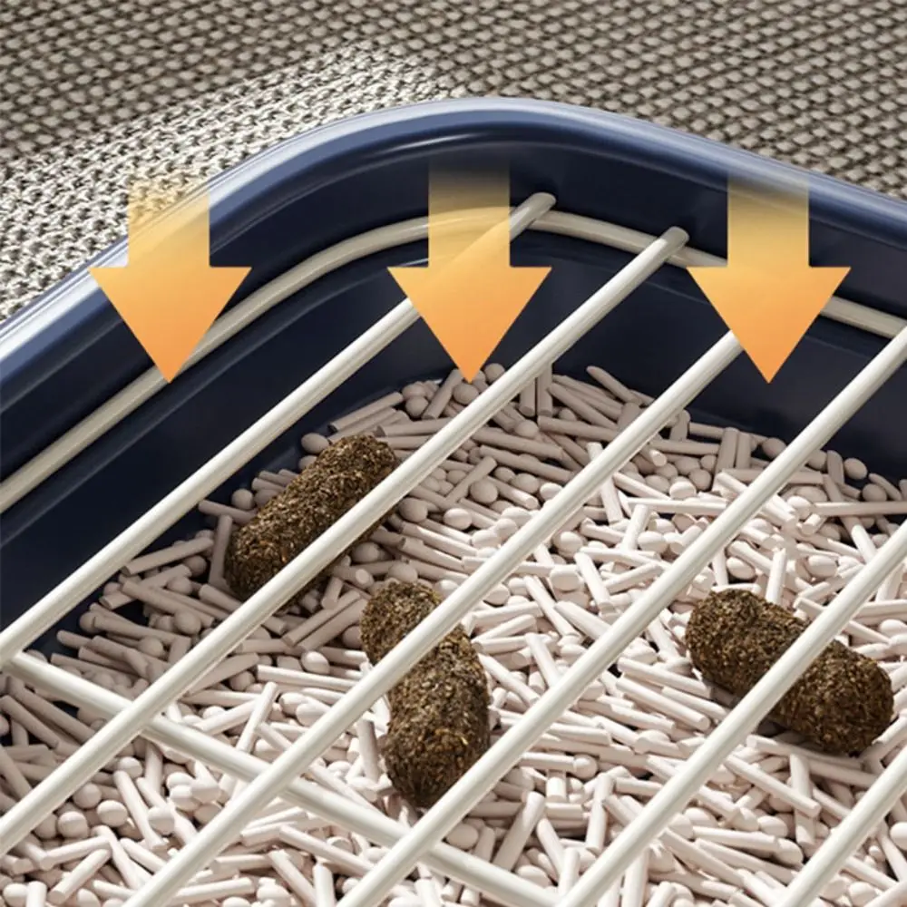 

Rectangle Dog Indoor Tray Toilet Anti Leakage Prevent Splashing Dog Potty Tray Detachable with Shovel Dogs Poop Collector Puppy