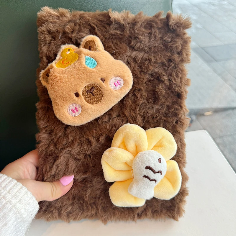 Cute Cartoon Wildlife Notebook Lovely Capybara Diary Notebook Portable Durable Notebook Student Stationery School Supplies Gifts