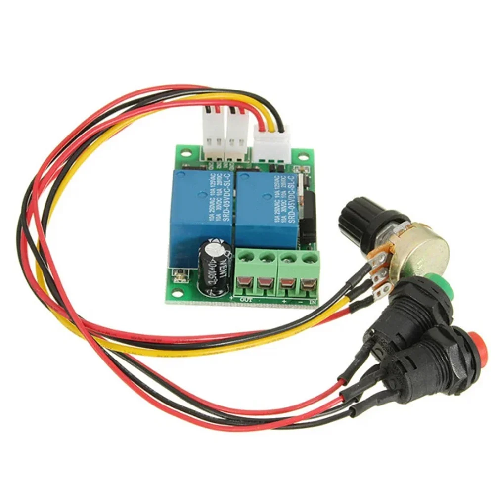 DC Motor Controller Module For 6V 12V 24V Input With 21kHz For PWM Frequency 30A Rating And Three-Digit LED Output Display