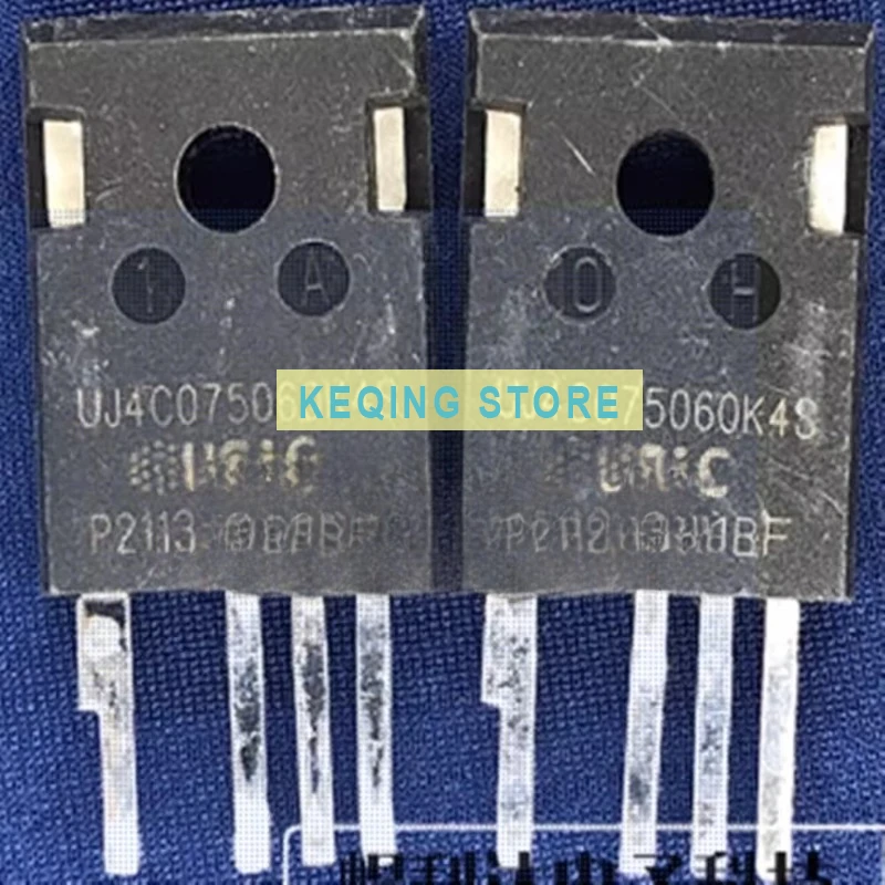 10PCS Used+Not NEW+Send after Measure  UJ4C075060K4S silicon carbide MOS field effect transistor TO-247-4 quality assurance