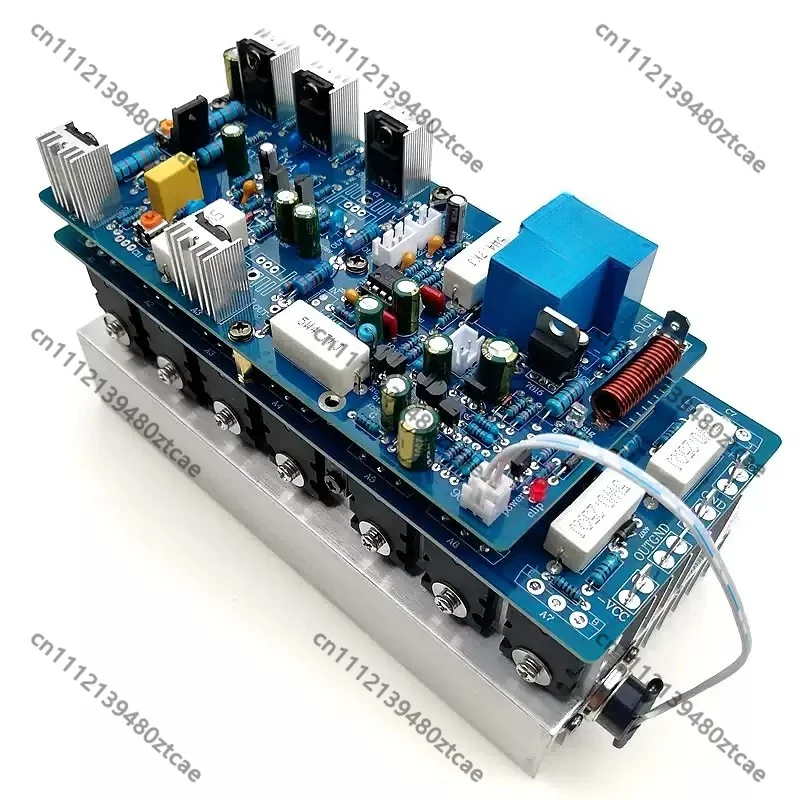 Single Channel High Fidelity 14 Original Transistors Professional HiFi Power Amplifier Board for Home and Stage Audio
