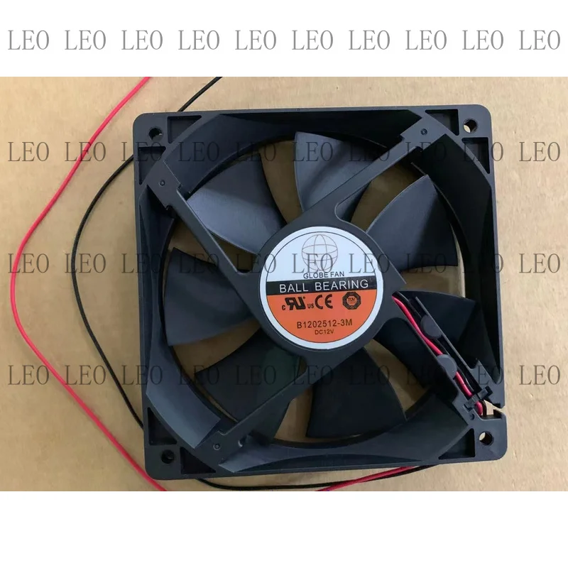 MY For 120mm 25mm New Case Fan 12V DC 124CFM Ball Brg 2 Pin PC Computer Cooling