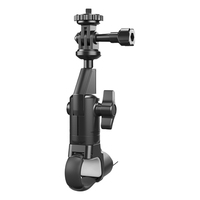 Motorcycle Bike Camera Holder 360 Rotating Handlebar Clamp Mount for Insta 360 X2 X3 X4 Go Pro 12 11 10 DJI