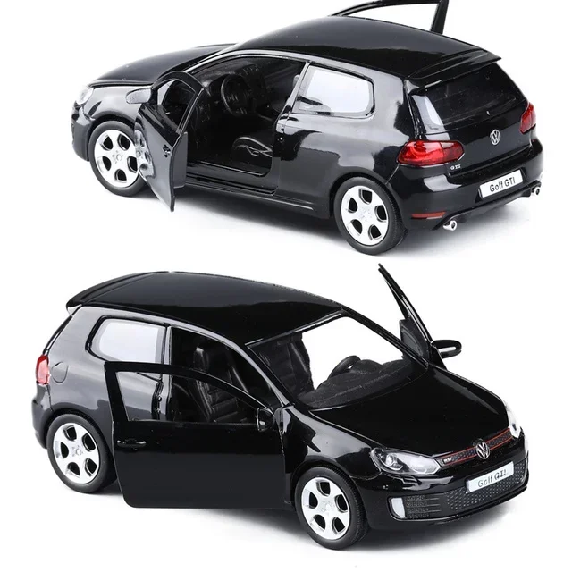 1:36 VW Golf 6 Diecasts Car Model Volkswagen To Scale Golf Gti Miniature Alloy Toy Pull Back Vehicle Models for Childrens Gifts