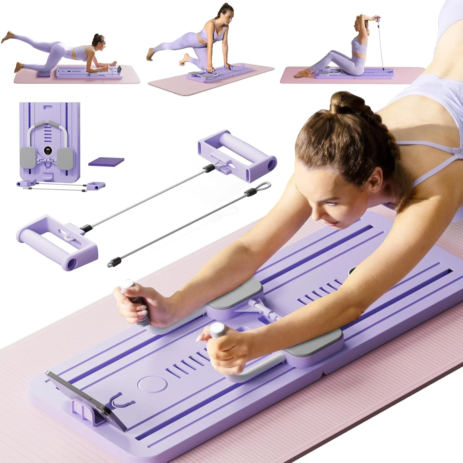 

Ultra Light Portable Push Up Board, Streamlined Slim Design For Daily Abdominal Exercise And Outdoor Indoor Sports New Arrival