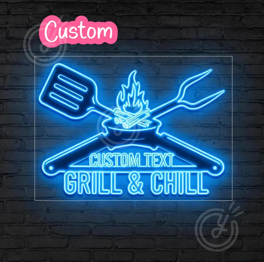 Custom Neon Wall Sign Neon Uv Print Art Western with Light Room Decor Acrylic Led Decoration Personalized Home Decor Gift