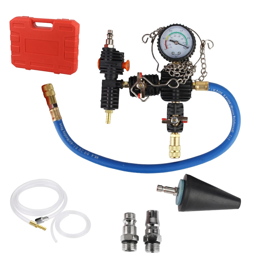 Car Radiator Coolant System Vacuum Purge Water Antifreeze Changer Coolant Refill Tool Kit With Adapter image 3