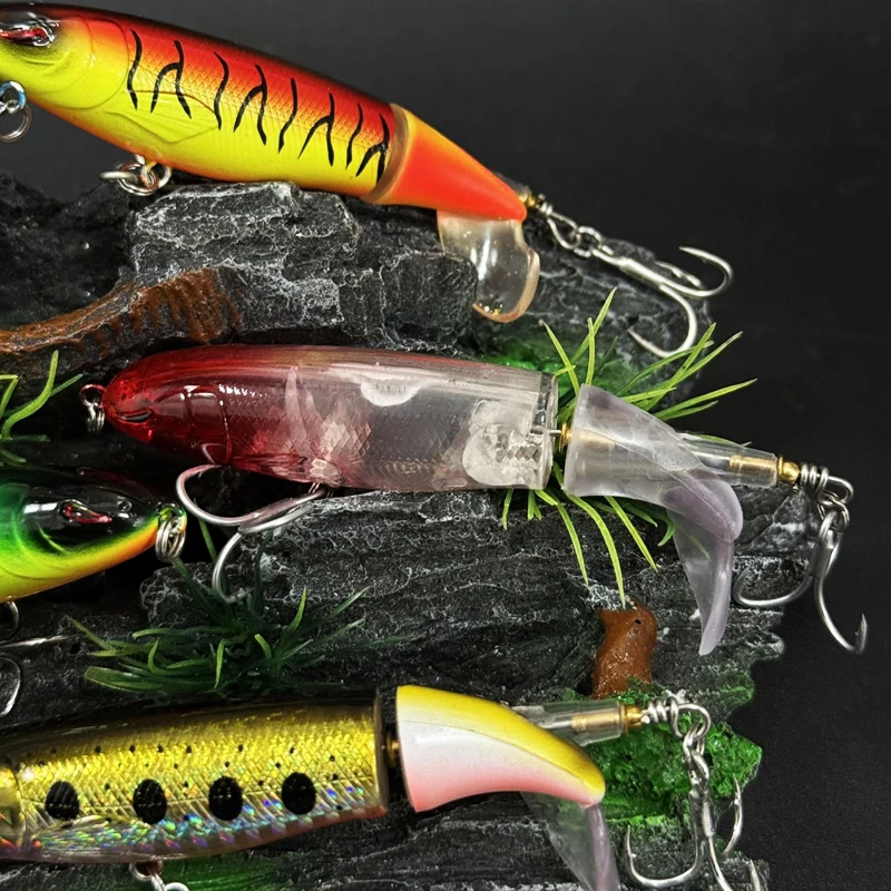 Whopper Popper – Señuelo topwater duro con cola giratoria - imagen 2