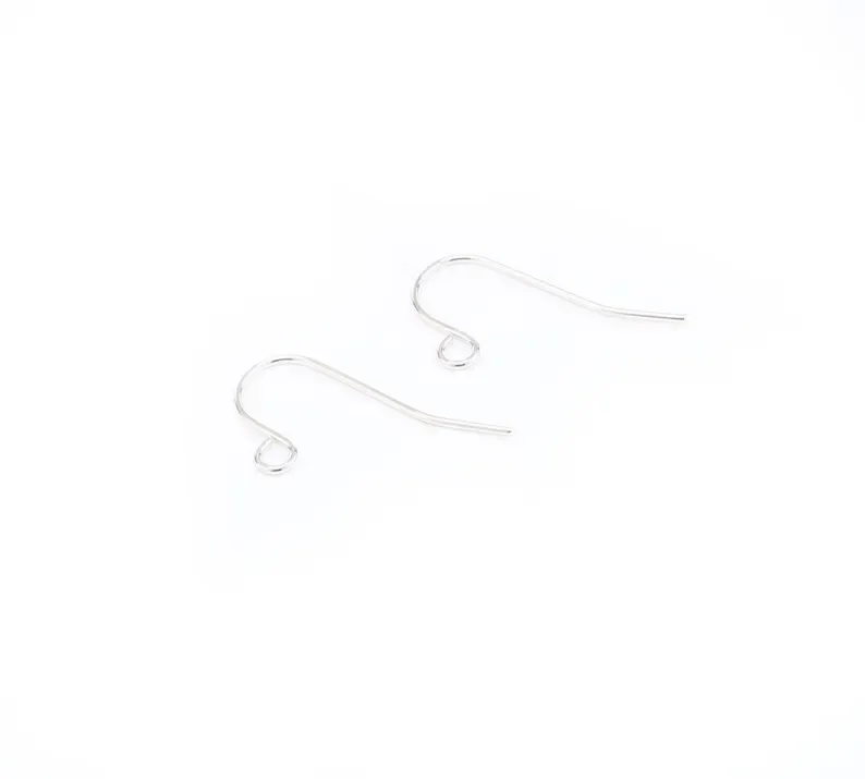 50pcs French Ear Wires, Simple Earring Hooks, Long Earring Wires, 30mm, Earrings Making, Jewelry Supplies -R594 S027