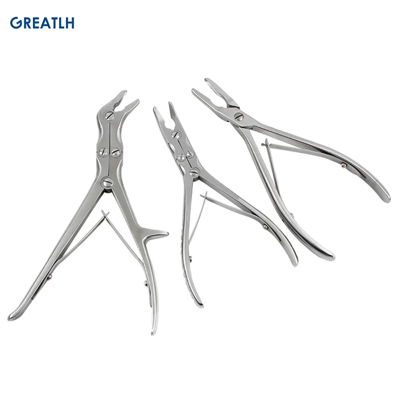 Stainless Steel Double Joint Rongeur Orthopedic Bone Rongeurs Orthopedic Surgical Instrument pet