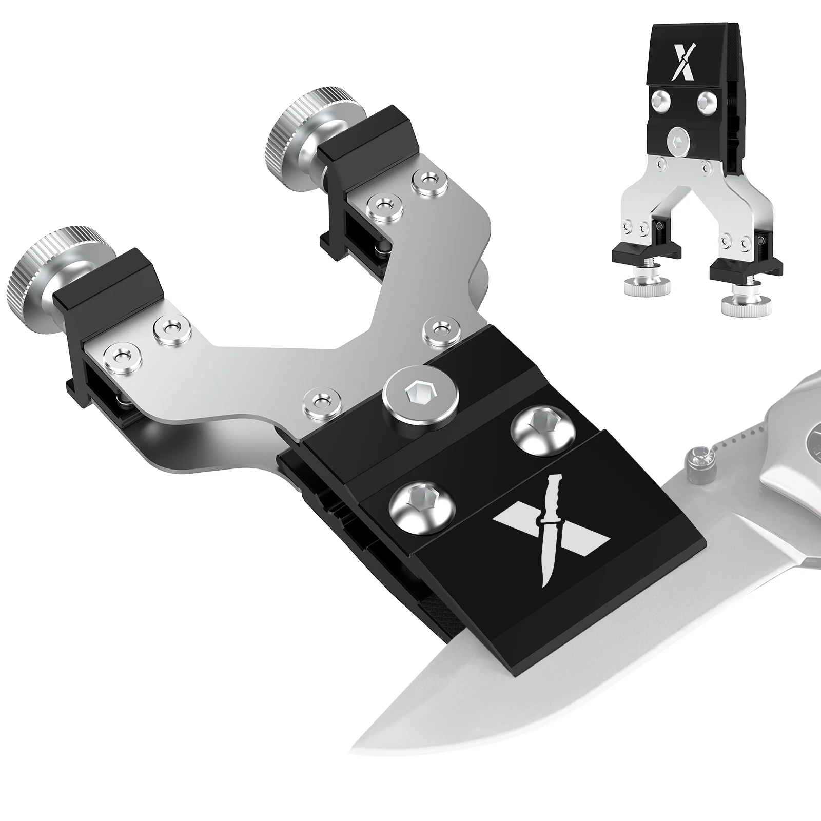 GEN3 Knife Sharpener Y-Clamp Accessory, Aluminum Alloy Blade Holder for Professional Knife Sharpening System, Fixed Angle Guide