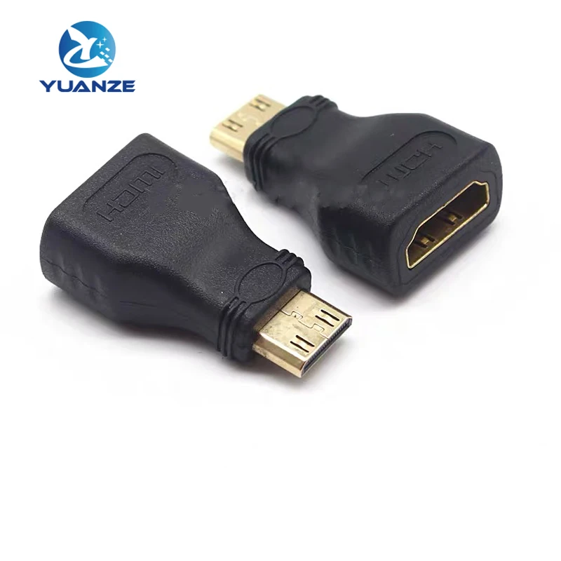 HD Mini Male HDMI-compatible To Standard HDMI-compatible Female Extension Adapter Female To Male F-M HDMI-compatible Converter