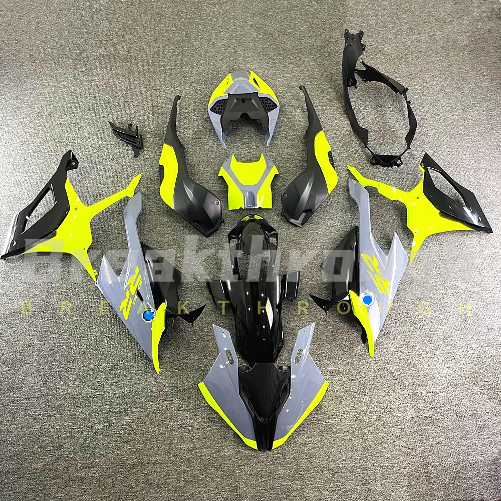 

Suitable for BMW S1000RR S1000 RR M1000RR 2019-2023 2020 2021 2022 Motorcycle ABS Injection Molding Yellow Grey Body Fairing Kit