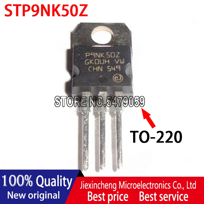 Новый оригинальный STP9NK50Z P9NK50Z STP9NK50 TO220 10 шт./лот