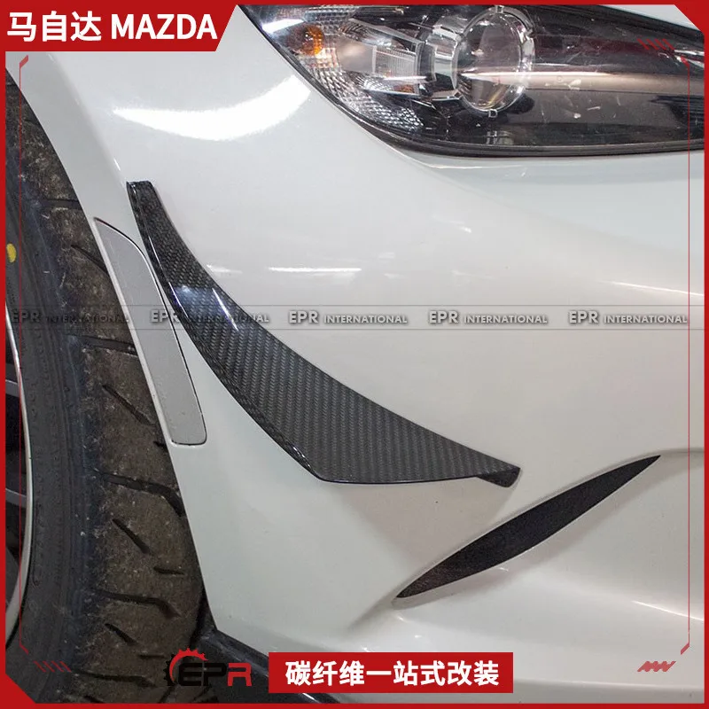 

For Mazda Mazda MX5 ND RF Carbon Fiber Retrofit VE Front Bar Blade Spoiler