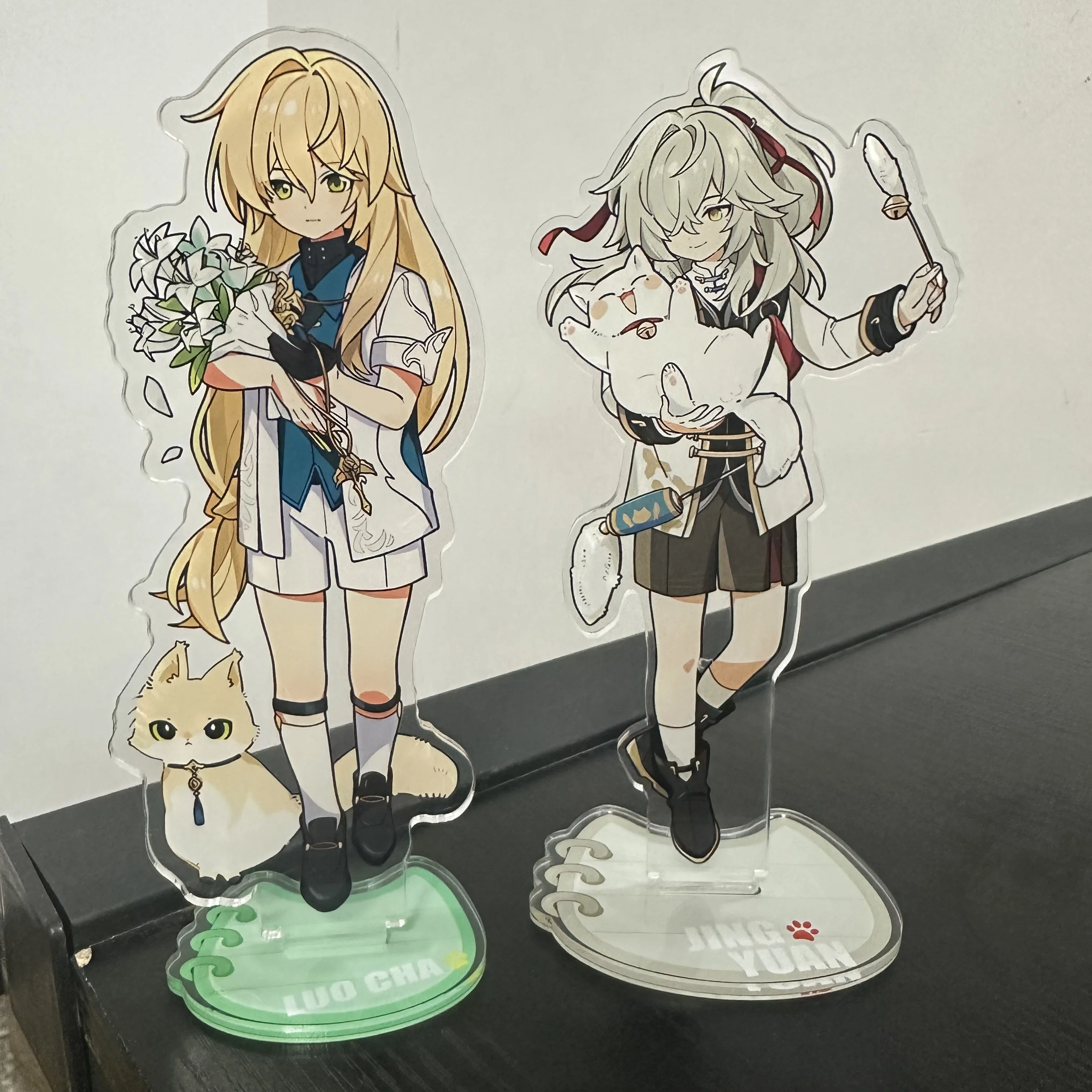 15CM Game Honkai: Star Rail Figures Luocha Jing Yuan Blade Kafka Cosplay Acrylic Stand Model Plate Desk Decor Standing Sign