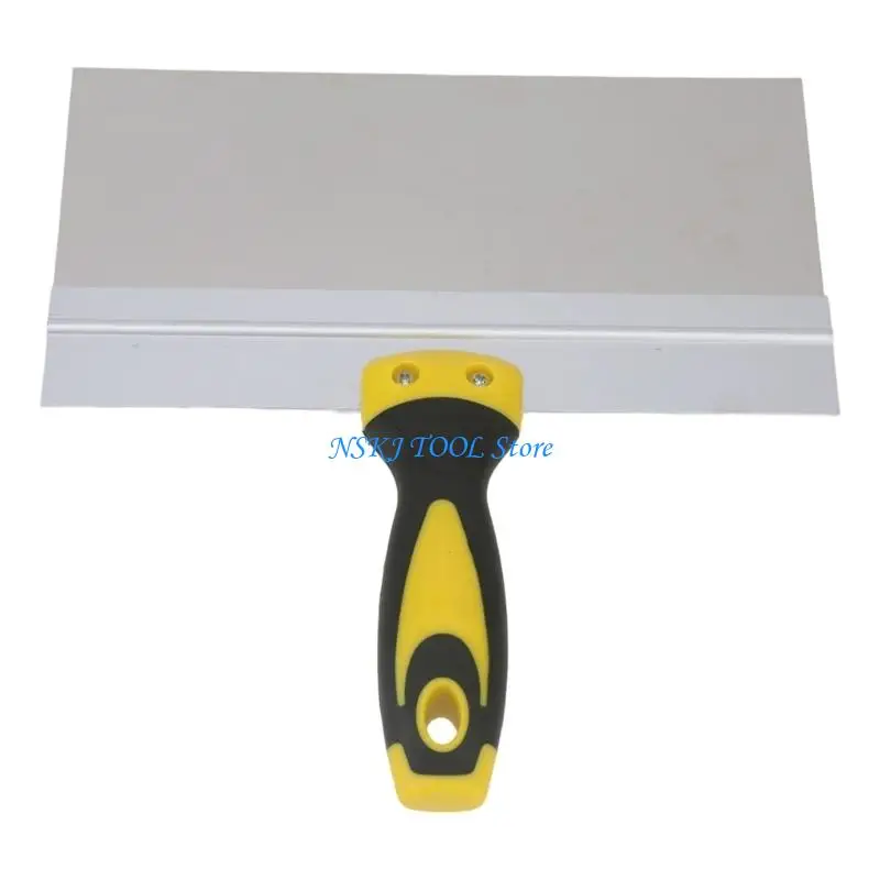 L8RC Strong Steel Scraping Tool with Non Slip Handle Permanent Paint Scraper Ergonomic for Precise Paint & Coating Removal