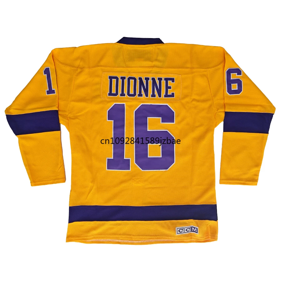 Marcel Dionne Jersey American Los Angeles Retro Ice Hockey Jerseys 30 Rogie Vachon Jersey All Stitched Sport Sweater Us M-3XL