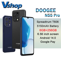 DOOGEE N55 Pro Smartphones  6GB+256GB 6.56\