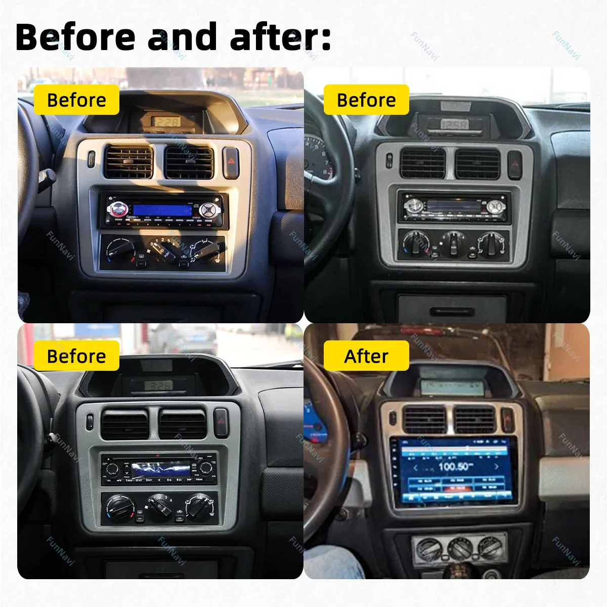 Android Car Radio for Mitsubishi Pajero iO 1998 - 2007 Liebao Feiteng 2009 - 2013 2 Din Multimedia GPS Navigation Stereo Carplay