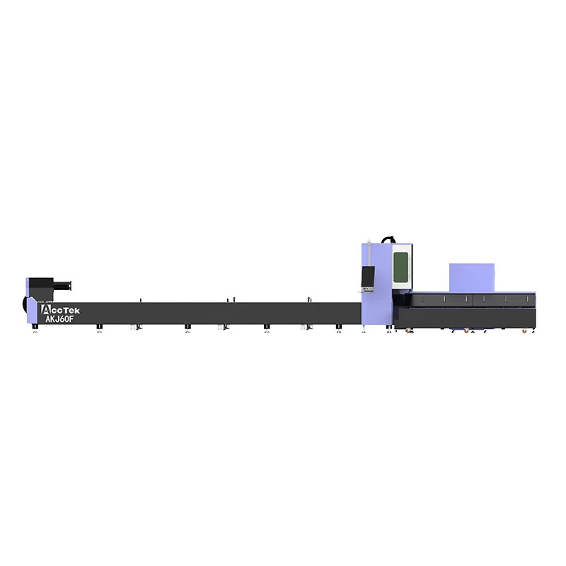 3000W 4000W Mild Stainless Steel Iron Copper CNC Metal Tube Pipe Automatic Fiber Laser Cutting Machine